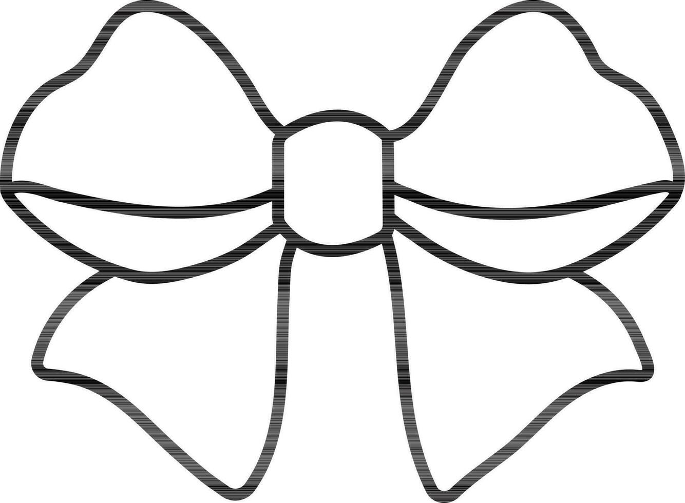 Flat illustration of a Bow. vector