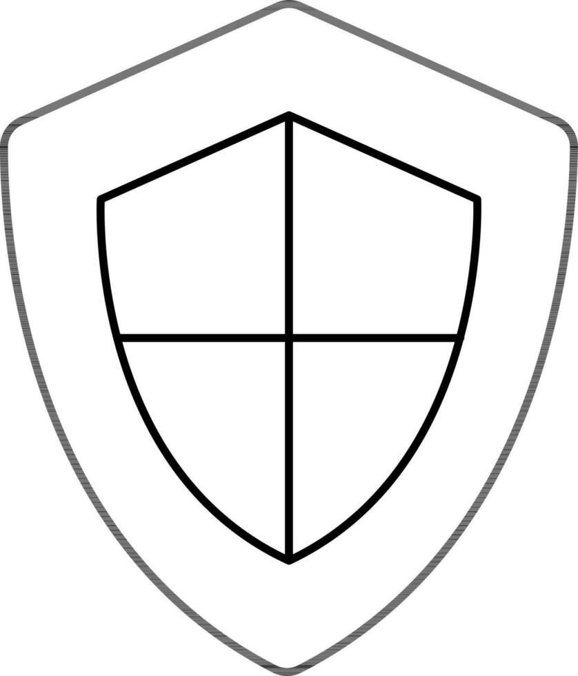 Web Protection sign or symbol with shield. vector