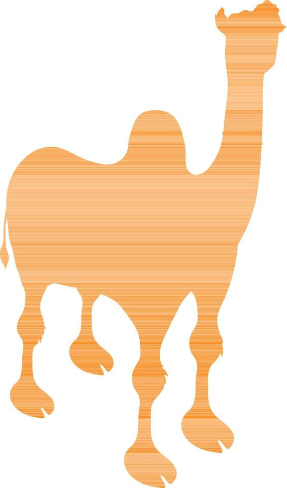 Illustration of a camel. vector