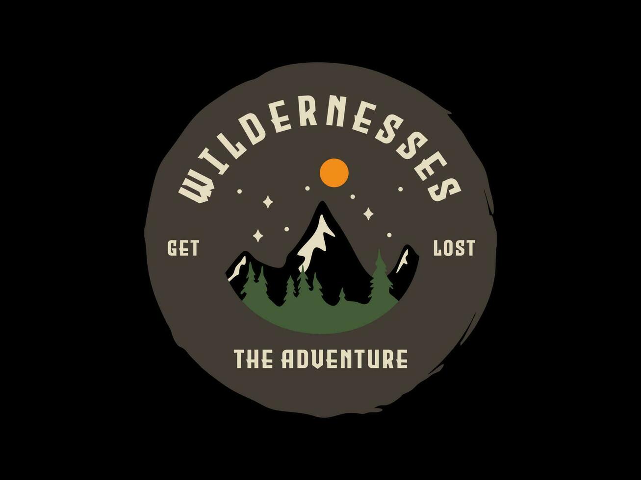 design tshirt streetwear clothing wildernesses vector typography perfect for modern apparel