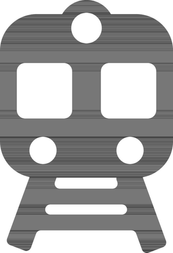Flat illustration of a Train. vector