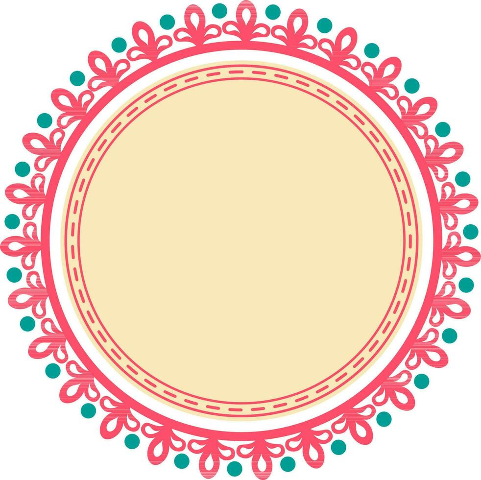 Elegant decorative frame design. vector