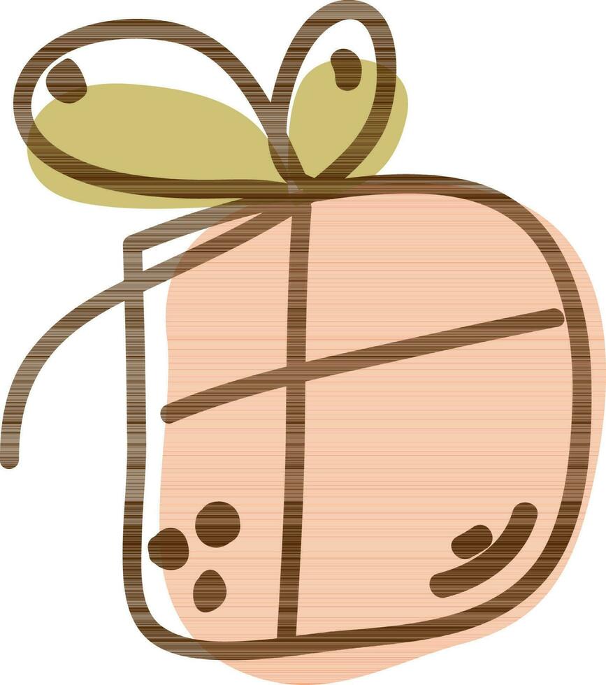 Illustration of gift box. vector