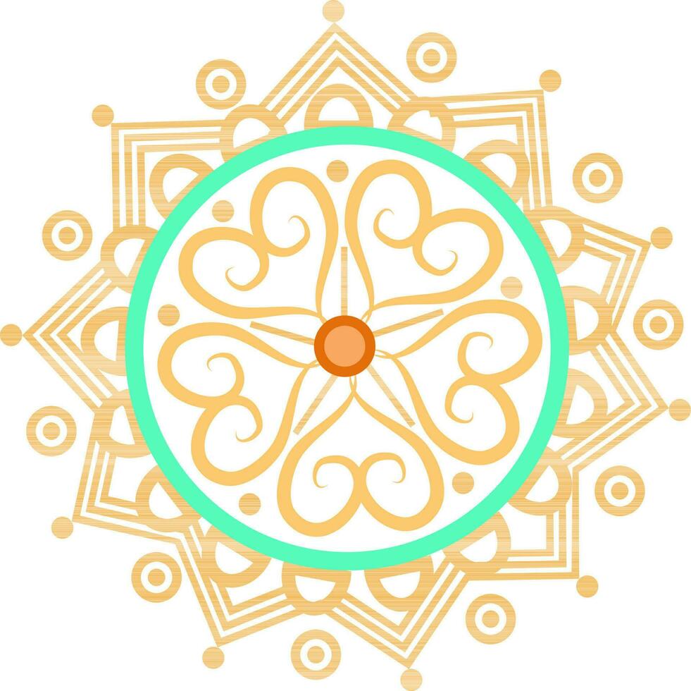 Beautiful mandala design. vector