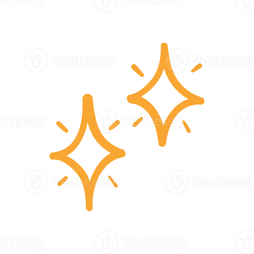 hand drawn doodle elements motion effect lines For a lovely party decoration for children. png