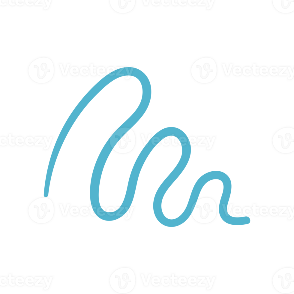 hand drawn doodle elements motion effect lines For a lovely party decoration for children. png