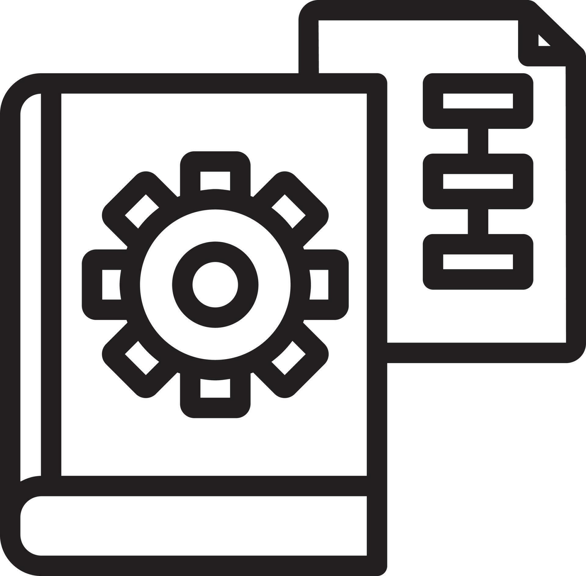 File Or Book Setting Icon In Black Outline 24385898 Vector Art At Vecteezy File Or Book Setting Icon In Black Outline 24385898 Vector Art At Vecteezy