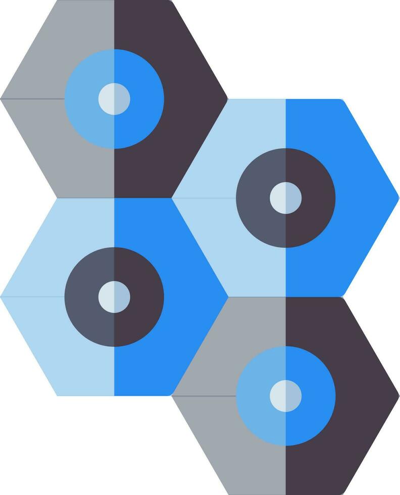 Vector illustration of Cells or Cellcomb icon.