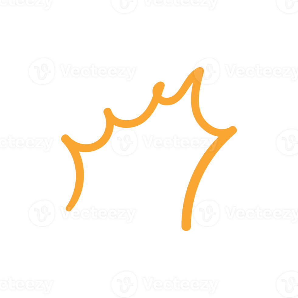 hand drawn doodle elements motion effect lines For a lovely party decoration for children. png