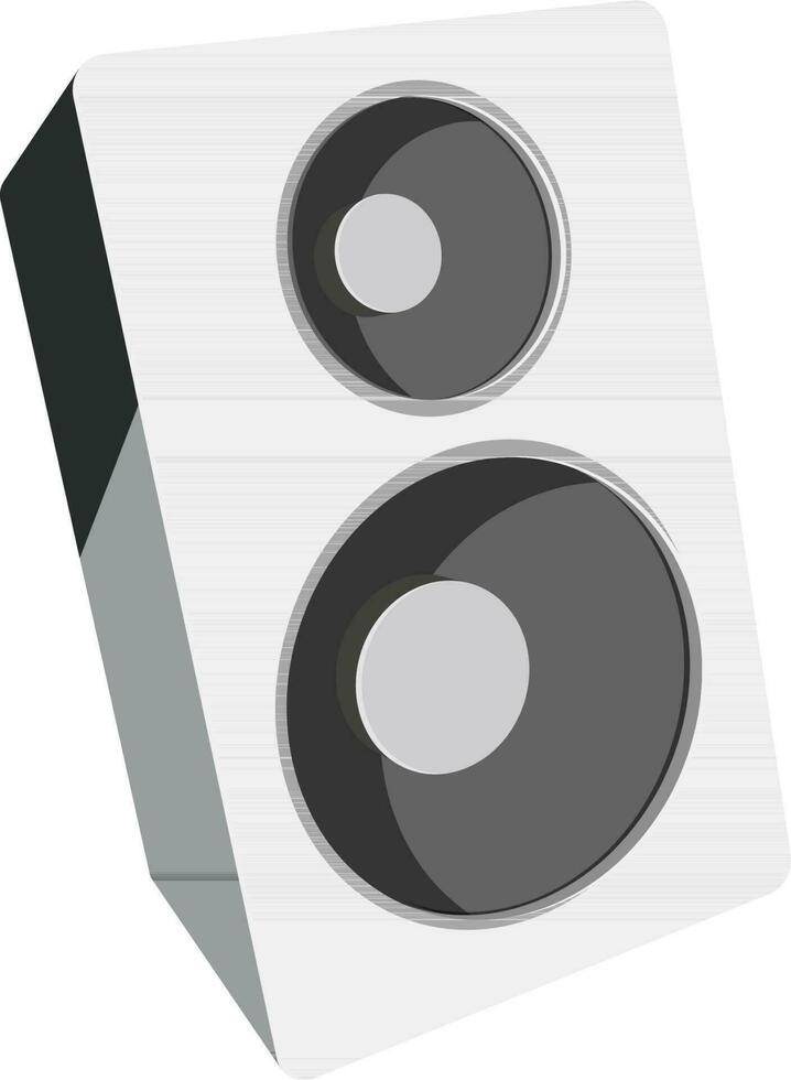 3d audio altavoz diseño. vector