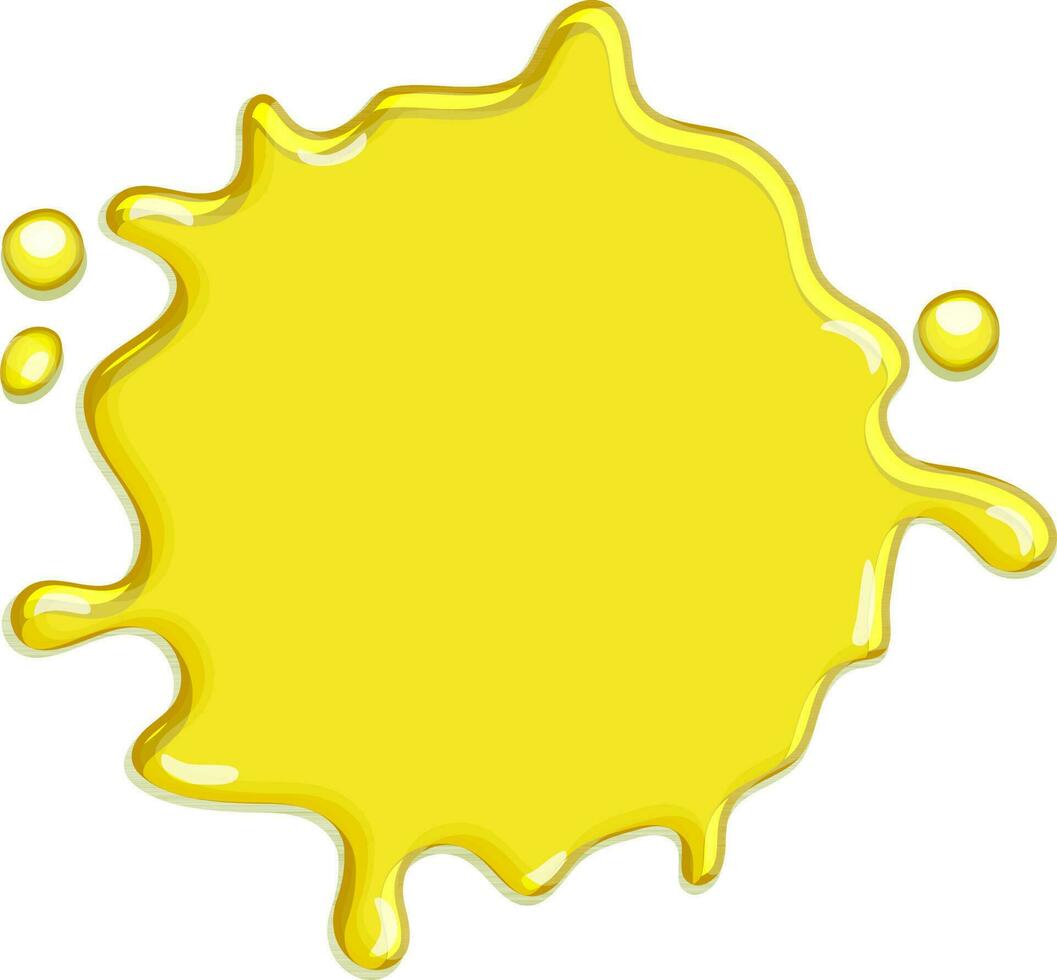 Illustration of green splash. vector