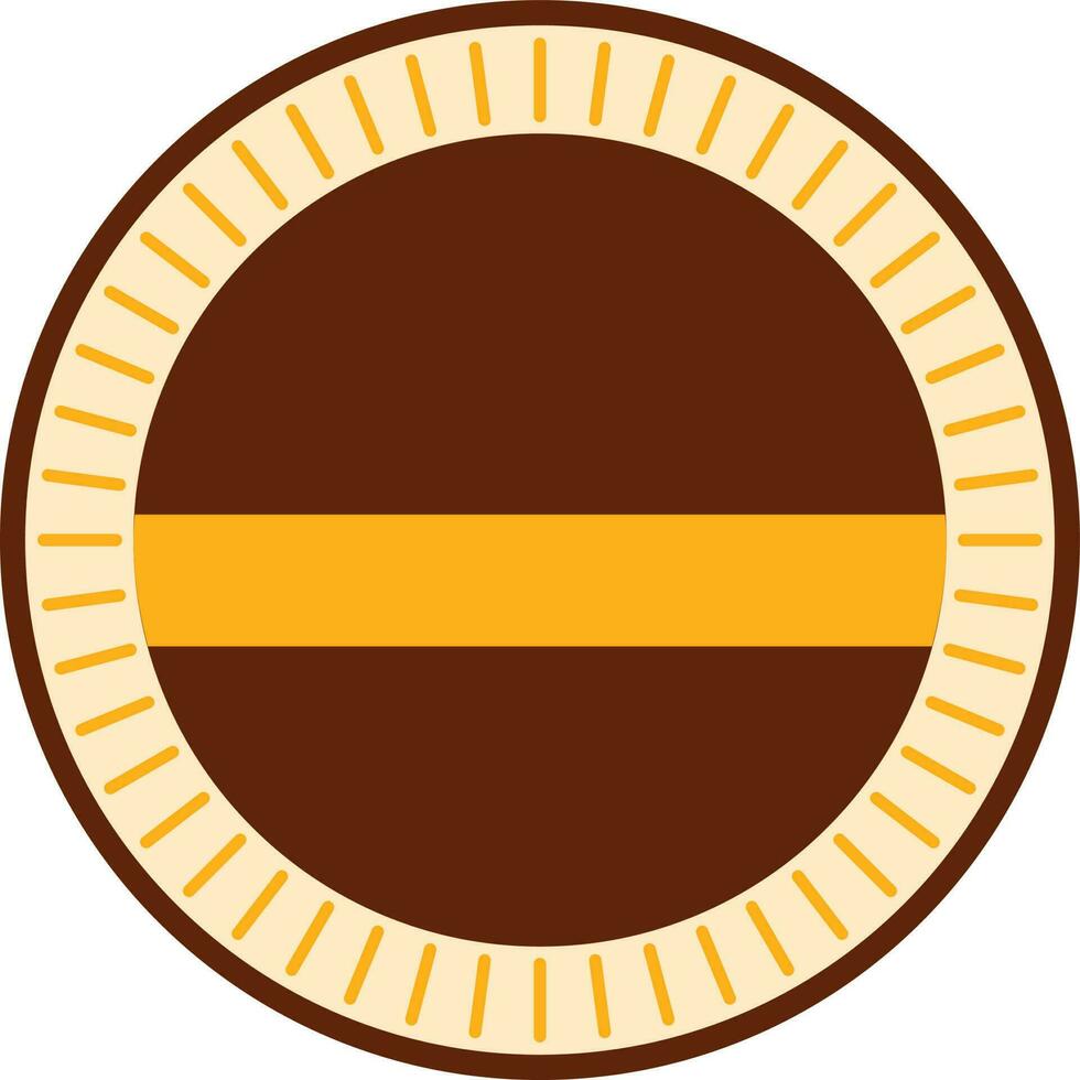 Flat illustration of a sticker, tag or label. vector