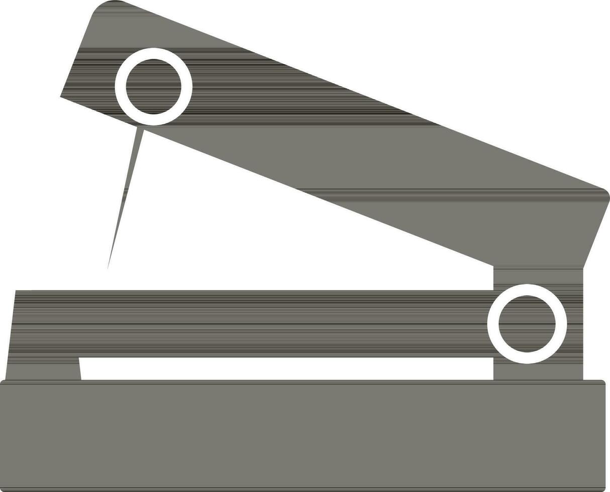 Isolated sewing machine. vector