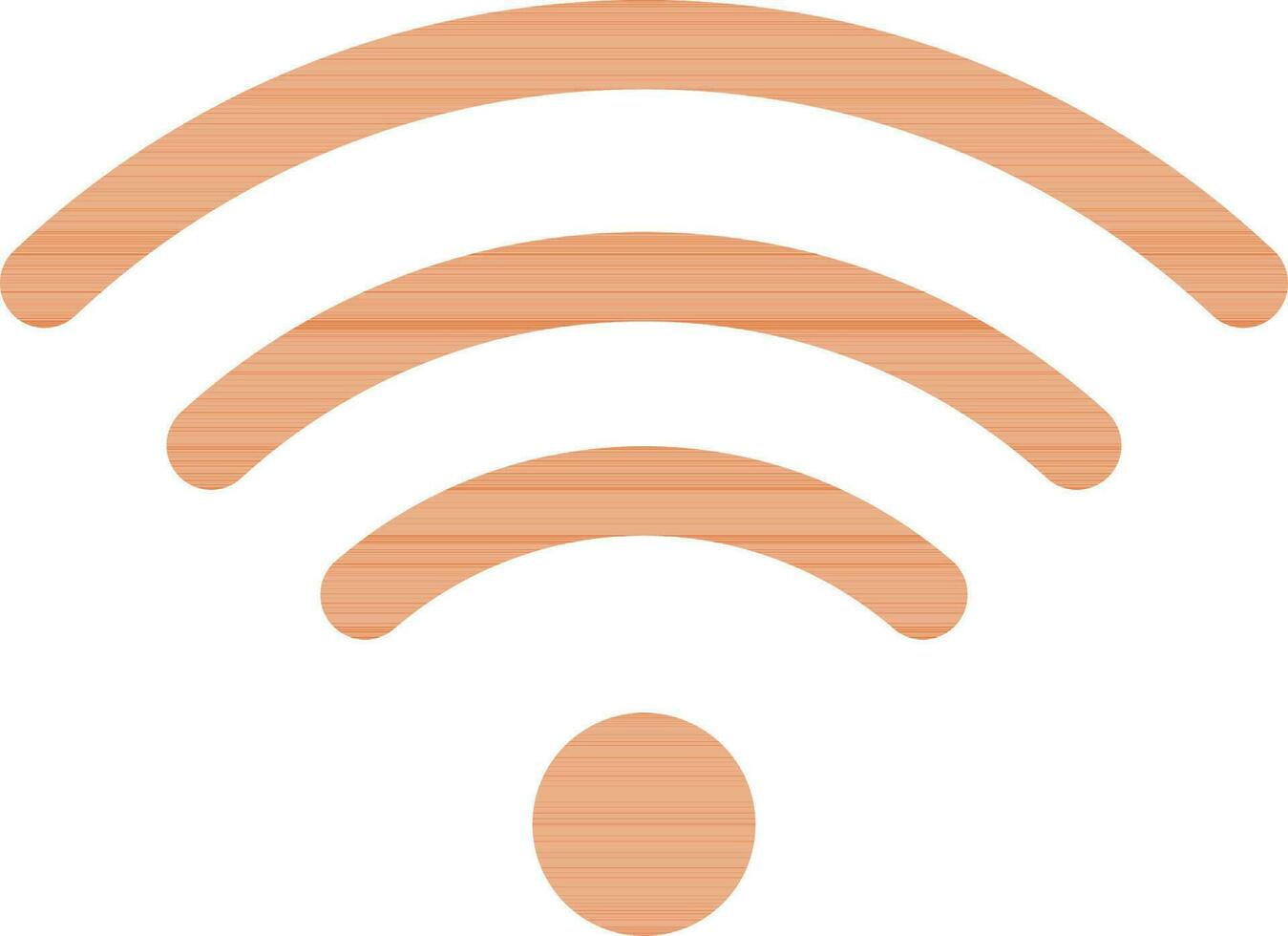 Symbol of wifi on white background. vector