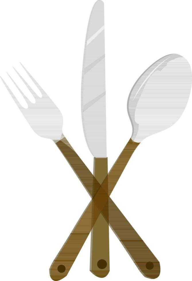 Vector cutlery sign or symbol.