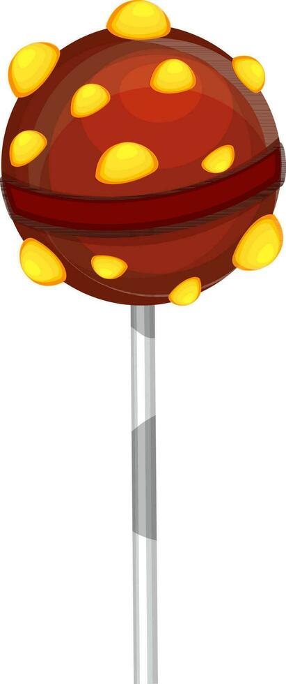 ilustración de dulce chupete. vector