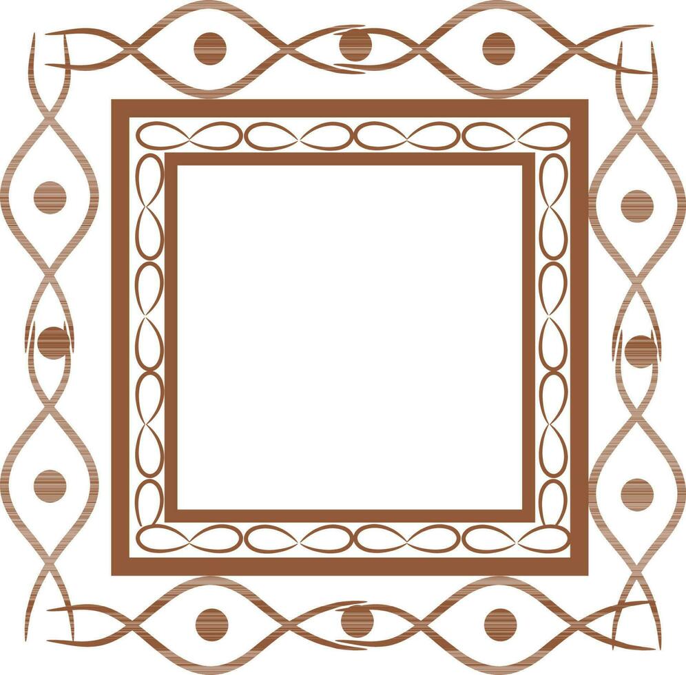 Creative artistic frame design. vector