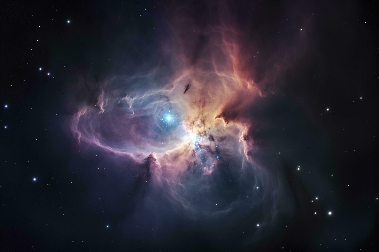 the Orion Nebula deep space objects , generate ai photo