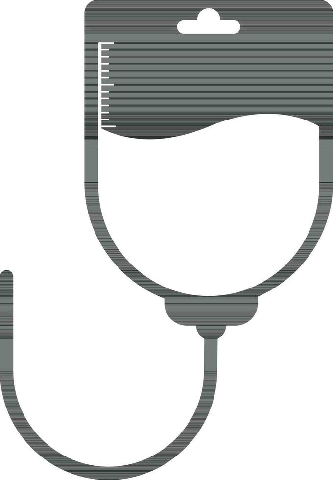 Illustration of blood bag icon. vector