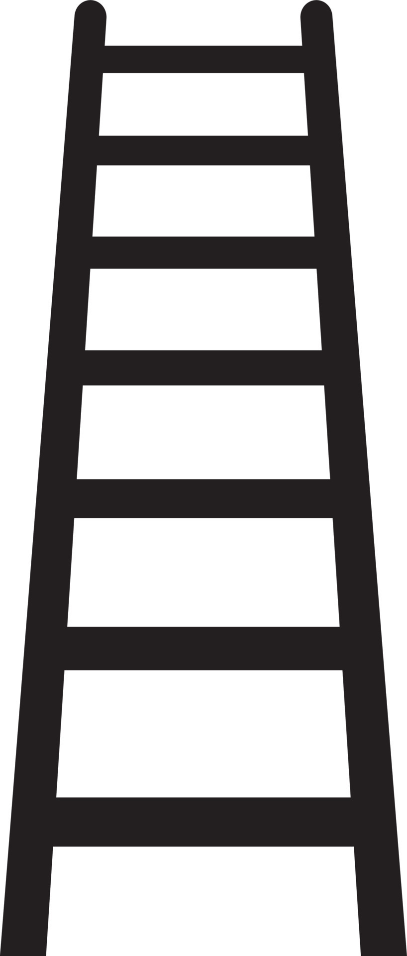 Black ladder or stair on white background. 24389474 Vector Art at Vecteezy