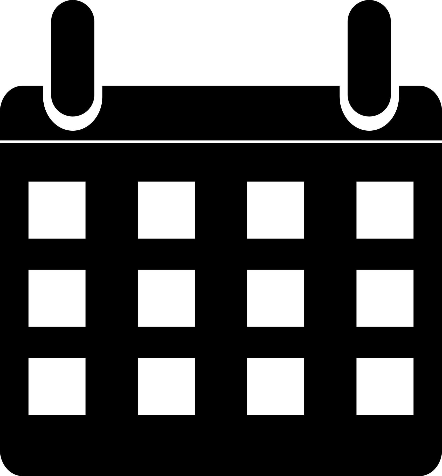 black and white calendar in flat style. 24389537 Vector Art at Vecteezy