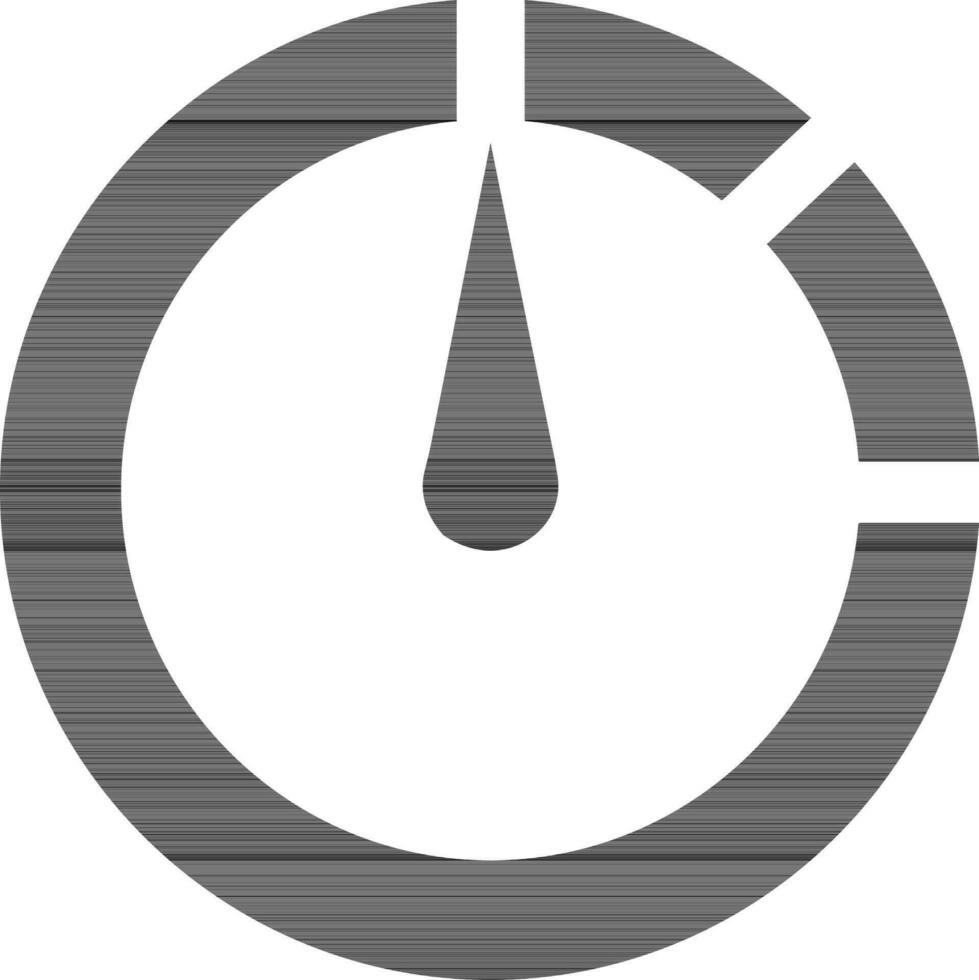 Black and white clock. 24389673 Vector Art at Vecteezy