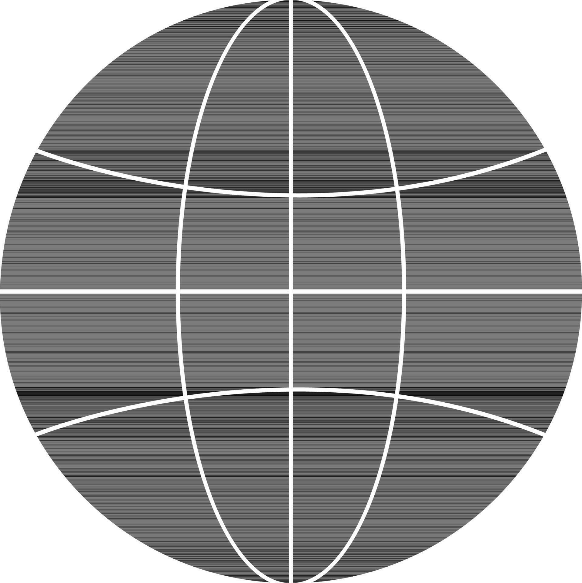 Earth globe in black and white color. 24389740 Vector Art at Vecteezy