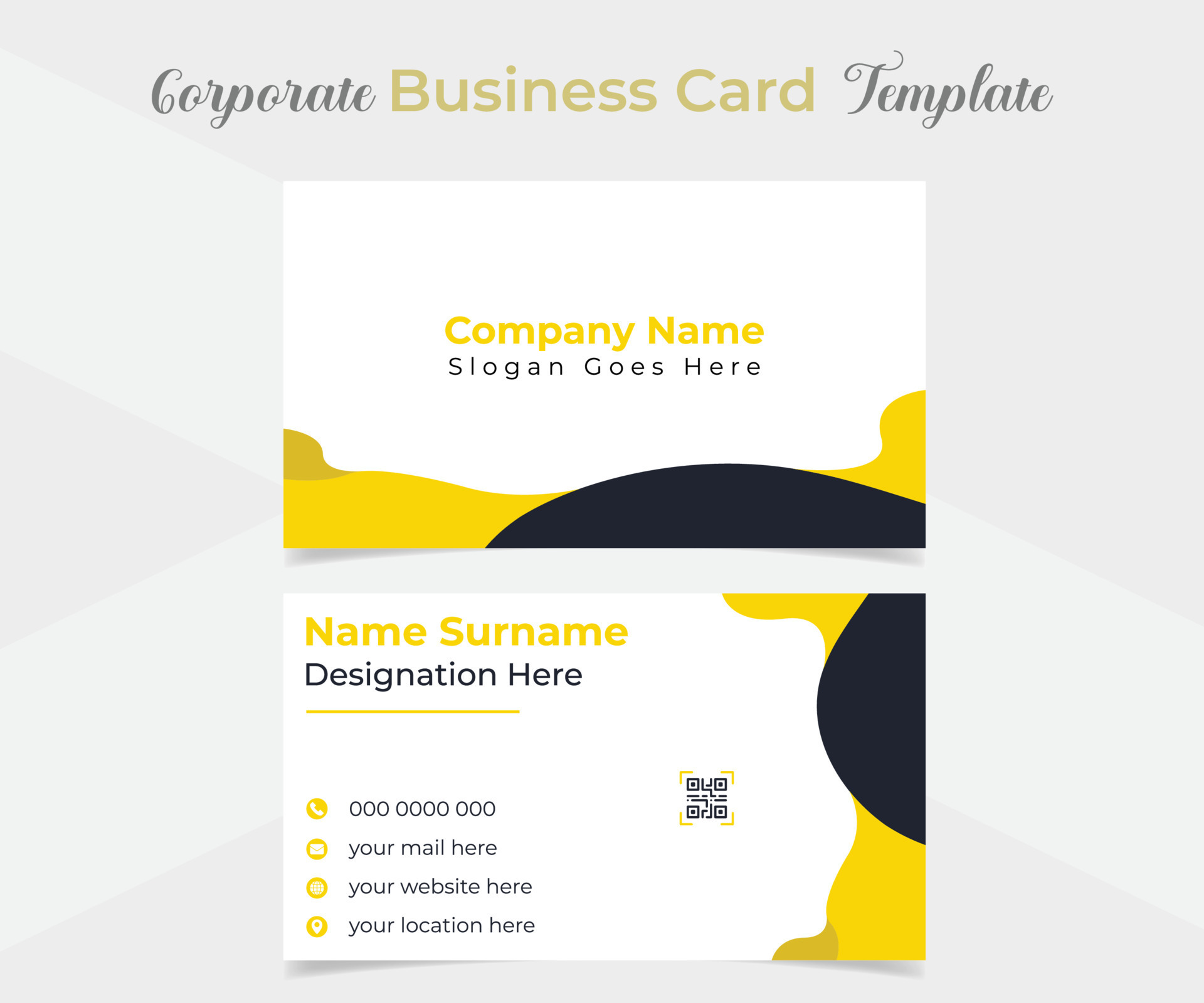 Elegant And Modern Business Card Template Design 24390068 Vector Art At elegant-and-modern-business-card-template-design-24390068-vector-art-at