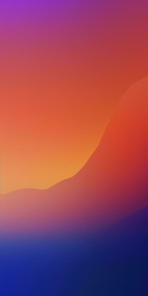 Vibrant orange, blue, and purple gradient splatter 3d illustration