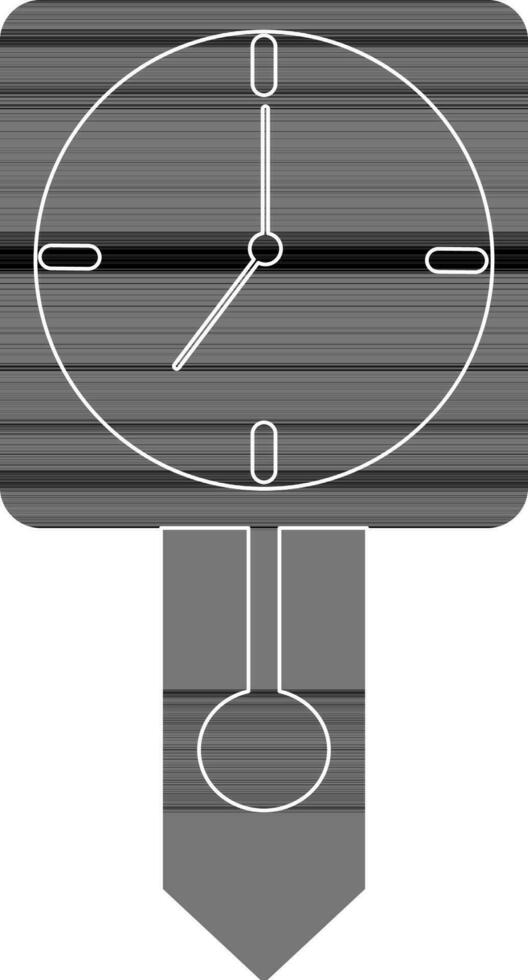 ilustración de un pared reloj. vector