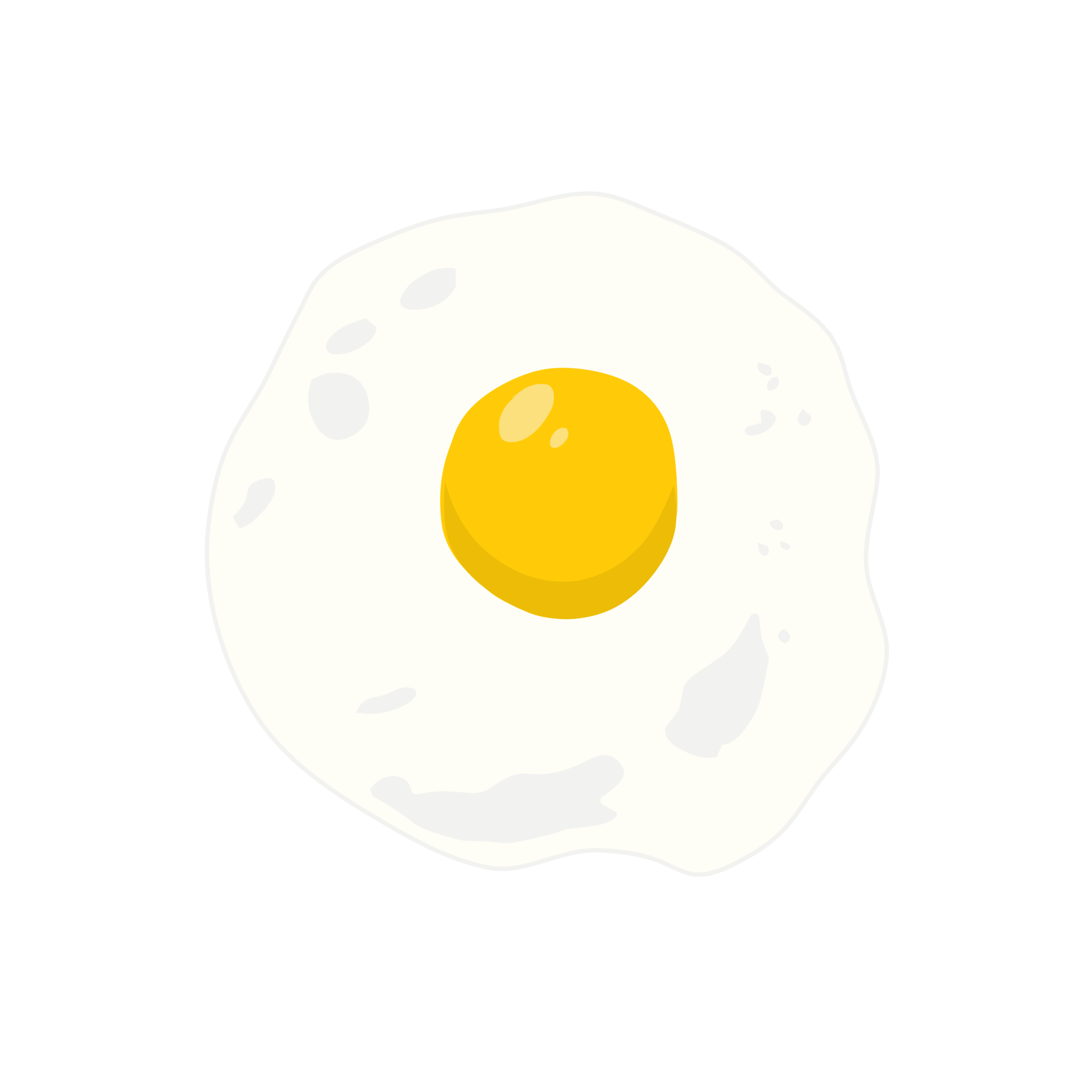 Illustration of a flat egg, sunny side up 24390781 PNG