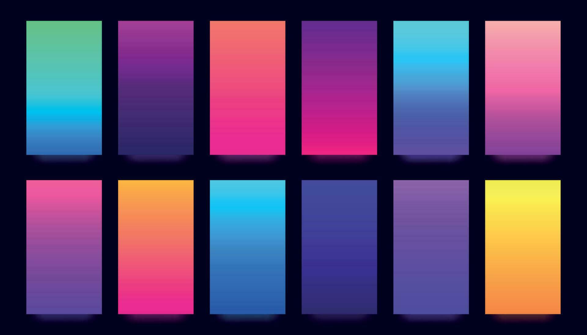 Gradient background. Colorful gradients, blurred colors and vivid