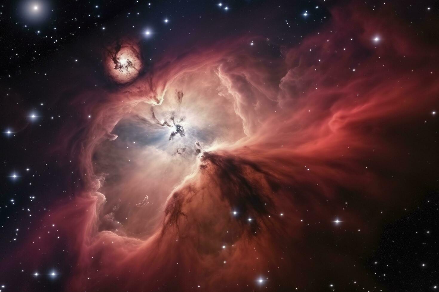 the Orion Nebula deep space objects , generate ai photo