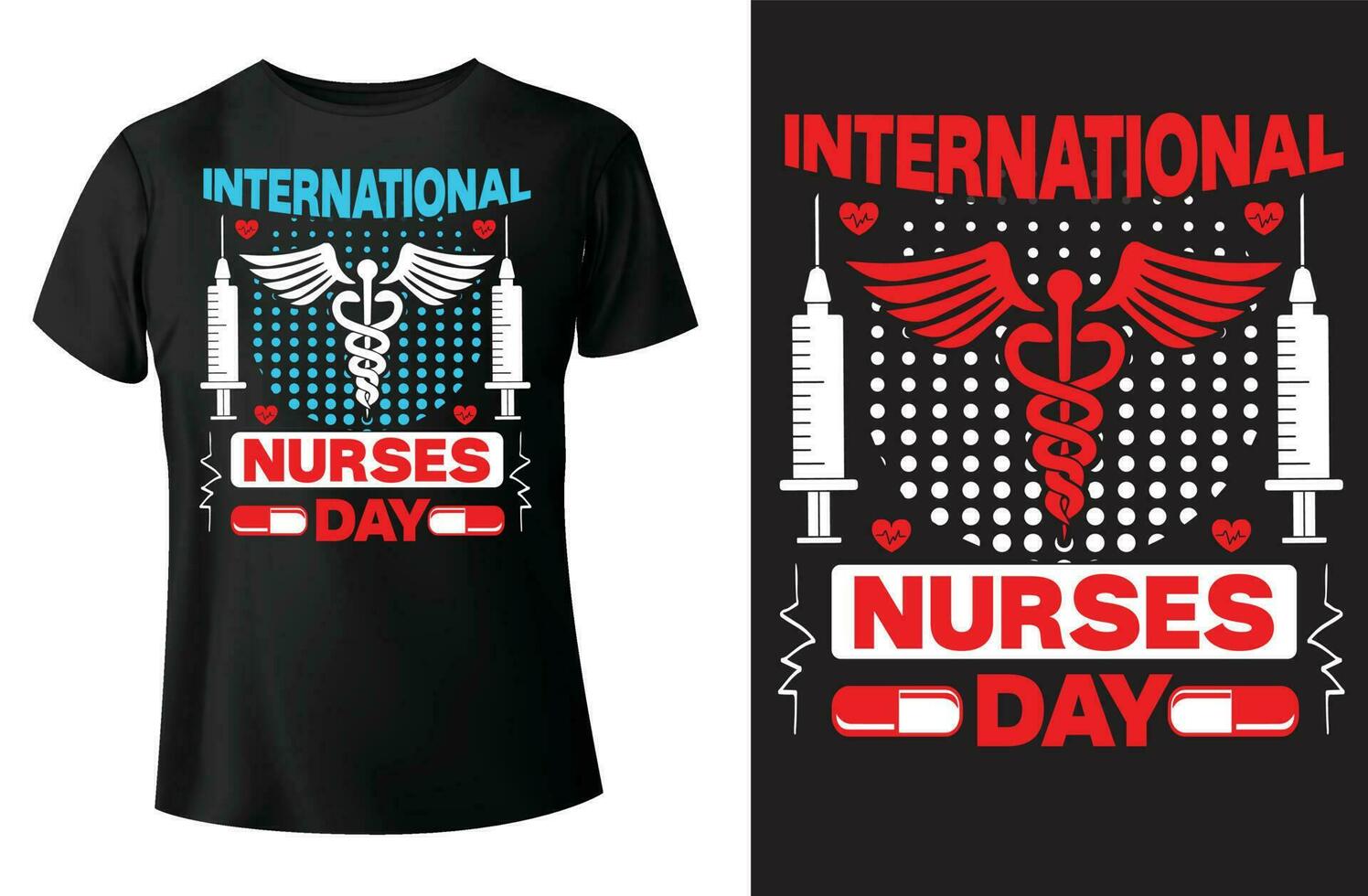 international nurses day, nurses t-shirt design vector