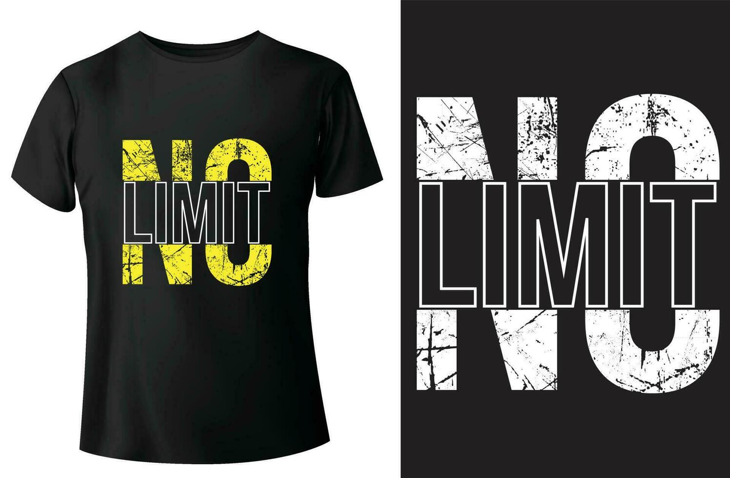 No limit  modern quotes  typography t-shirt design and vector-template vector