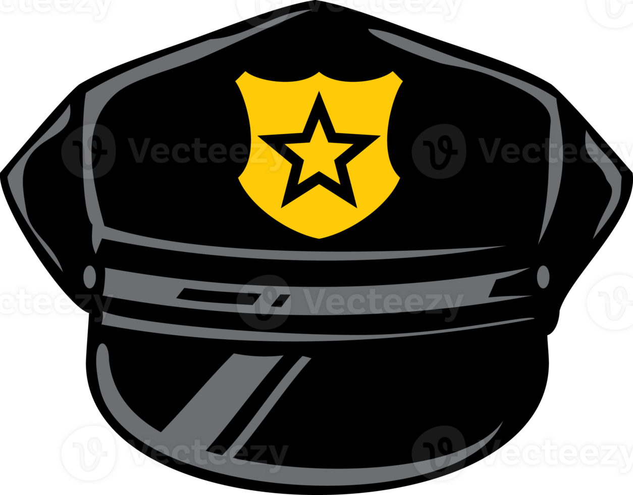 Police Hat PNG Illustration