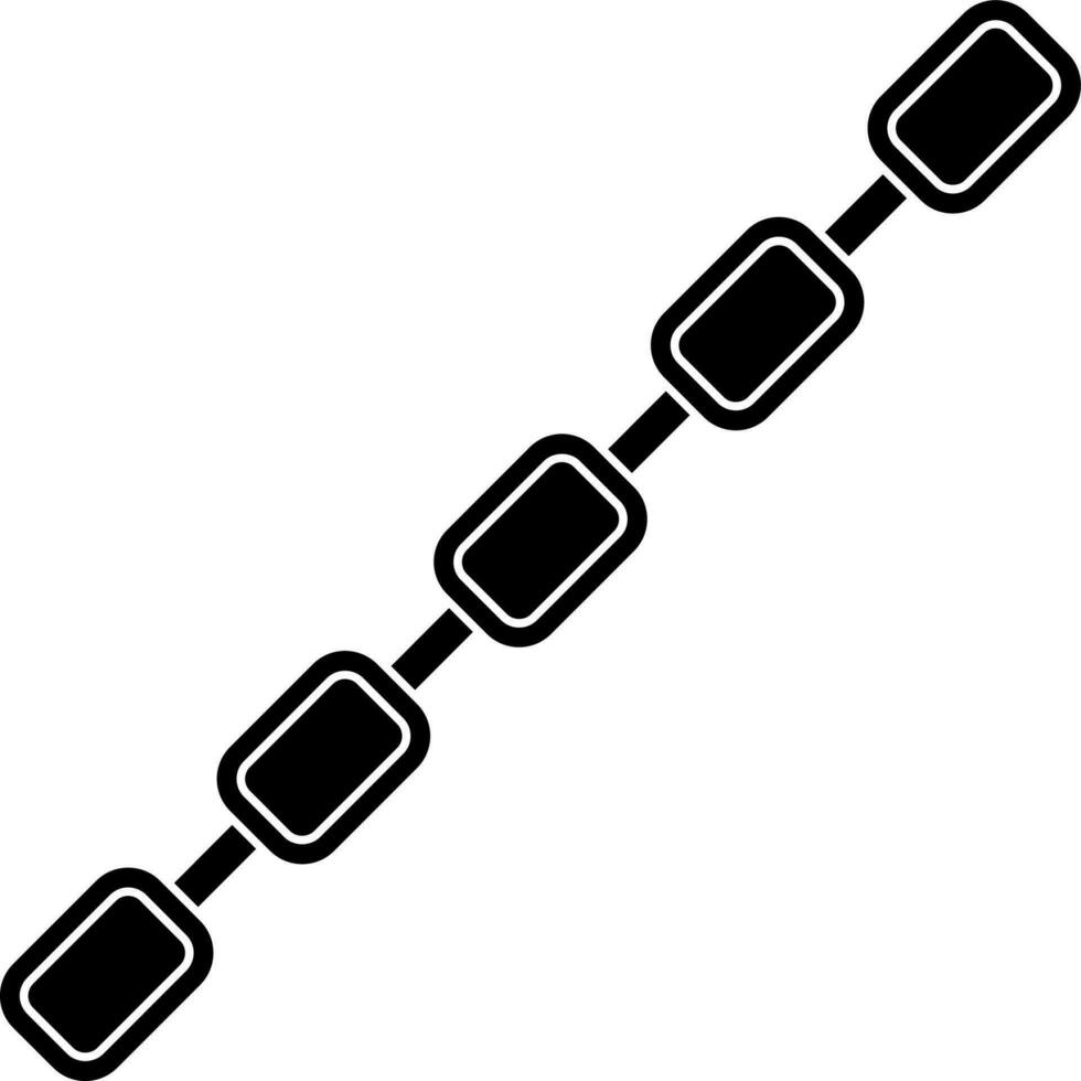 black and white location map. Glyph icon or symbol. vector