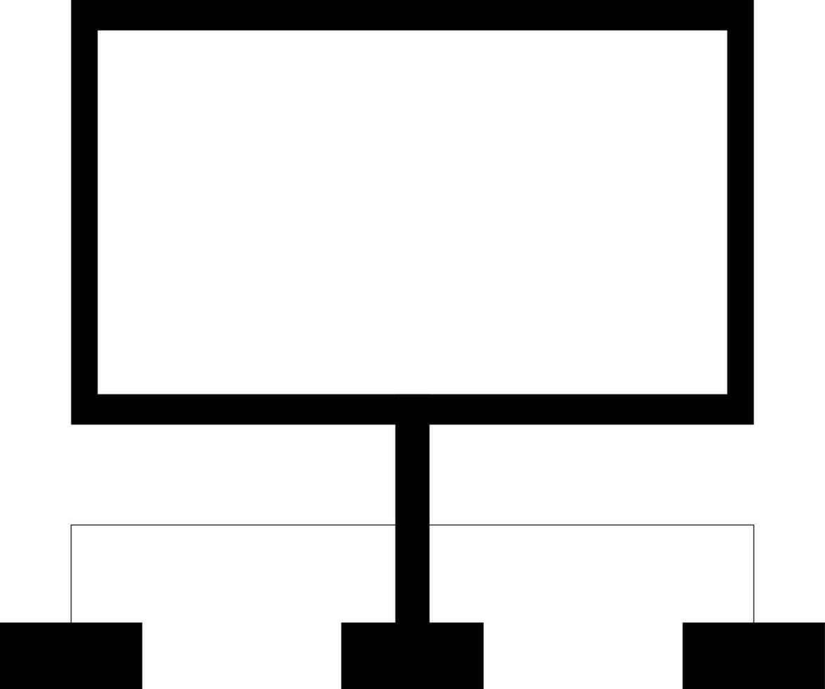 Server in black and white color. vector