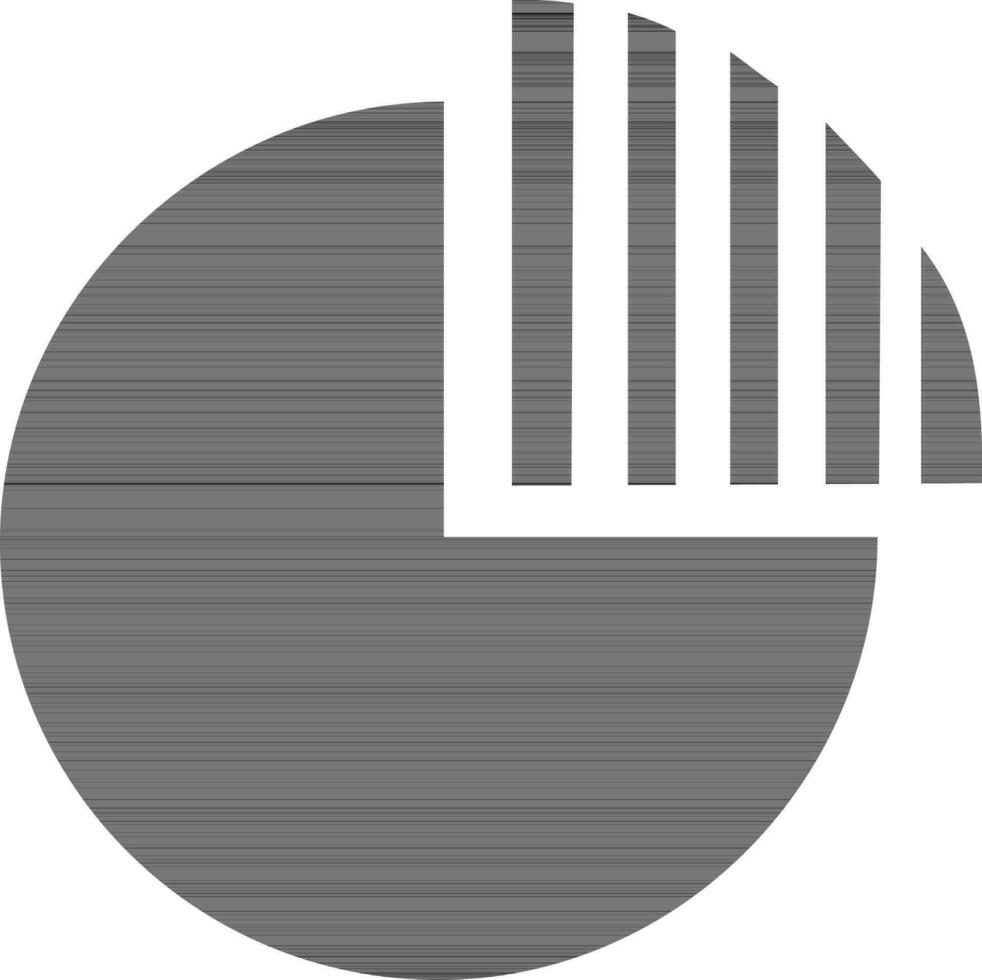 black and white pie chart. 24391995 Vector Art at Vecteezy