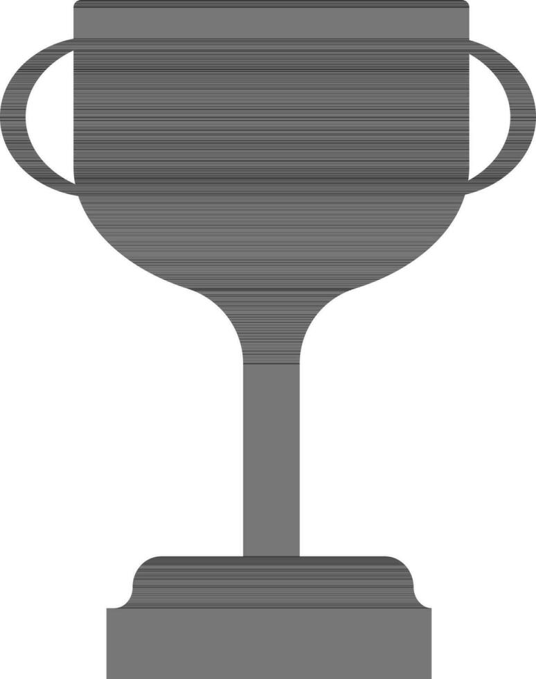 negro trofeo taza.. vector