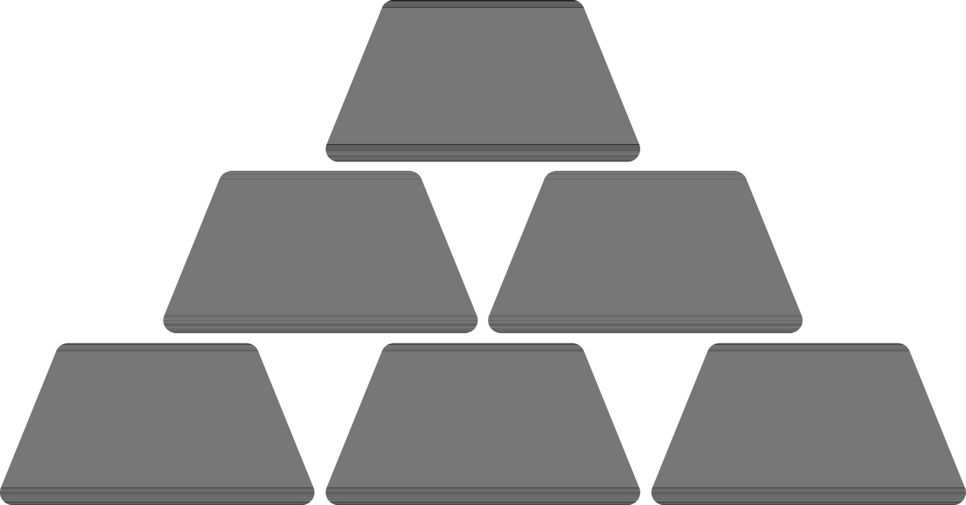 Gold ingot in black color. 24392046 Vector Art at Vecteezy