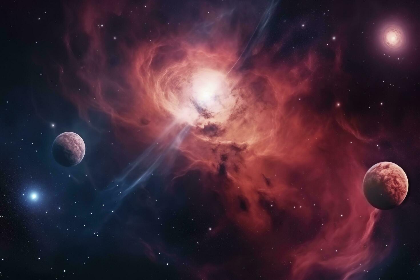 the Orion Nebula deep space objects , generate ai 24392156 Stock Photo ...