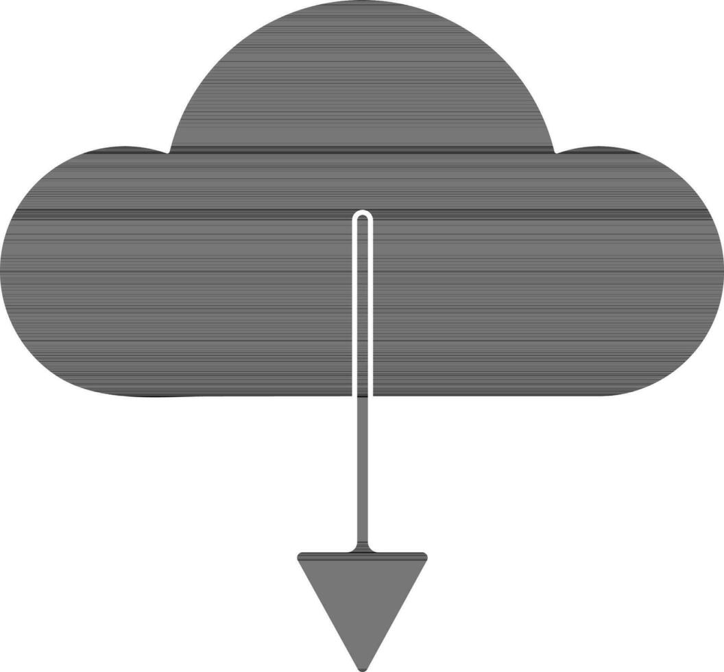 Cloud upload in black color. 24392180 Vector Art at Vecteezy