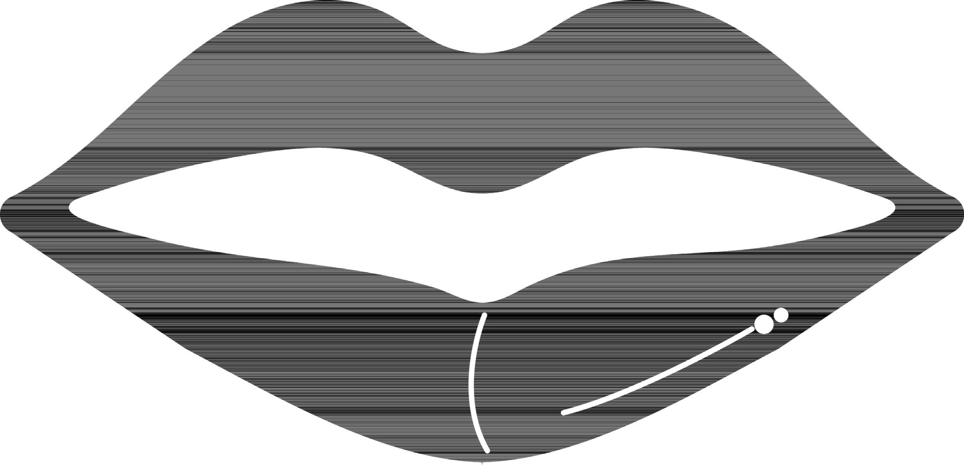 Black lips in flat style. 24392273 Vector Art at Vecteezy