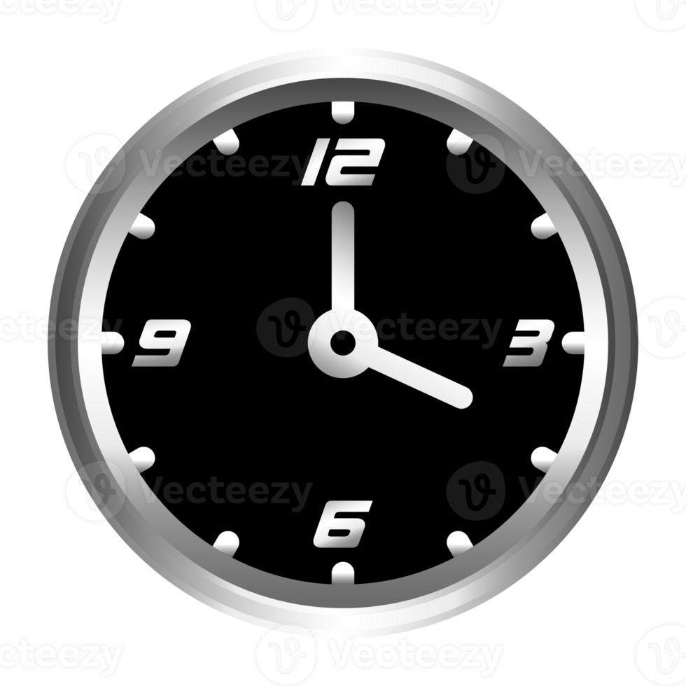 Classic Wall Clock Icon, Clock Face Icon, Symbol For Team Work, Time Management, Deadline, Transparent Background png