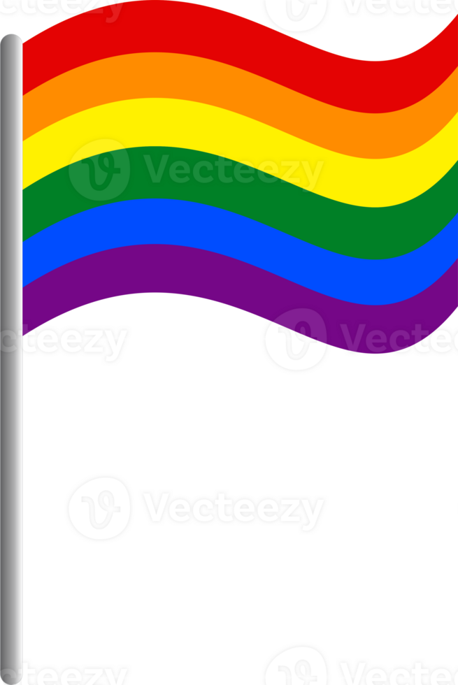 LGBTQ rainbow  flag icon PNG