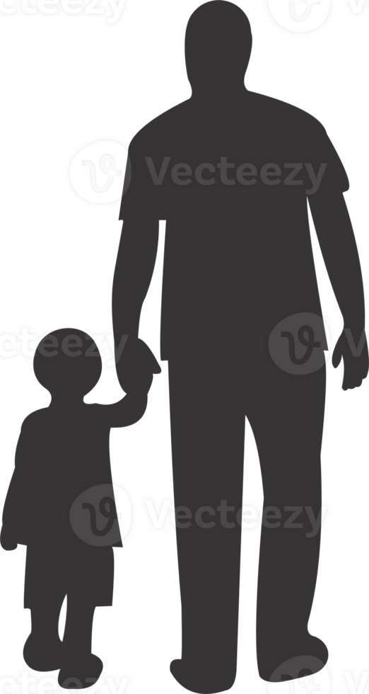 Father's day icon silhouette PNG