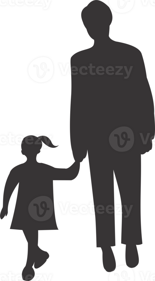 Father's day icon silhouette PNG
