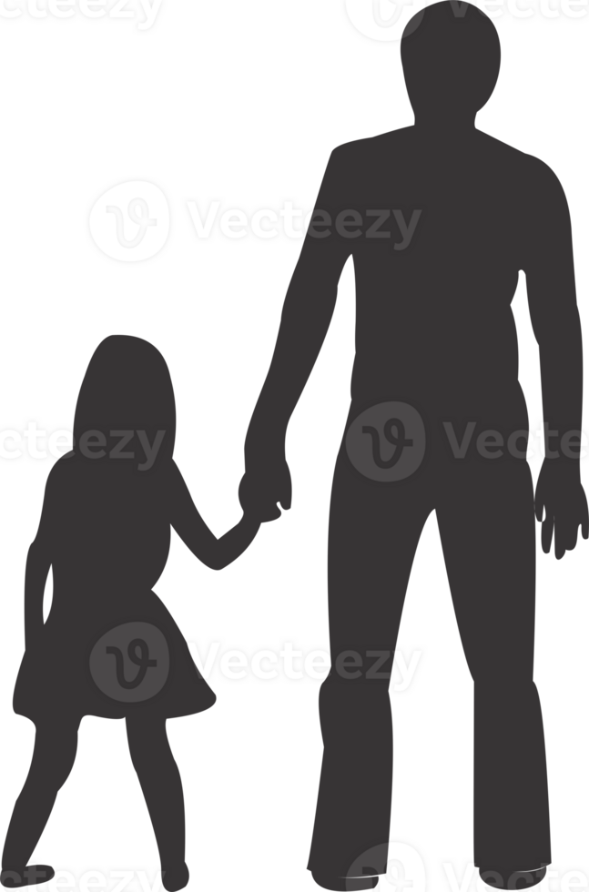 Father's day icon silhouette PNG