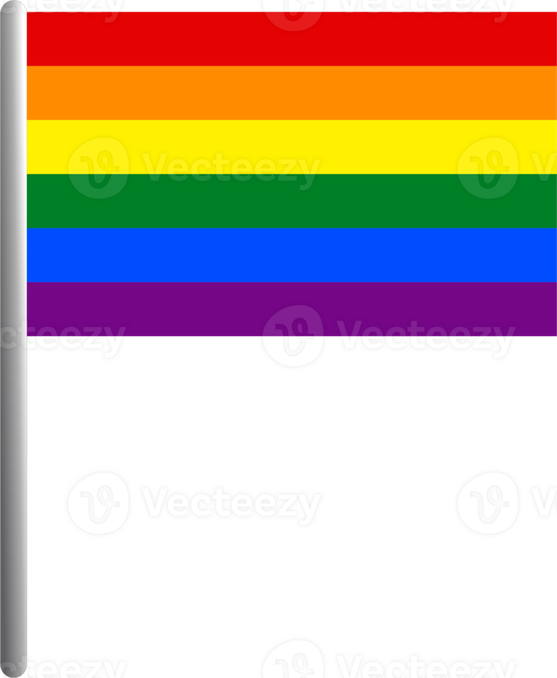 LGBTQ rainbow  flag icon PNG